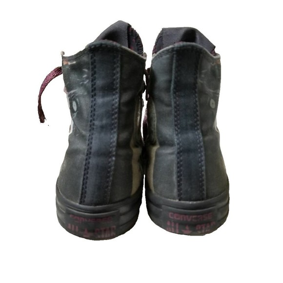 JOKER Converse Black Hi Tops Unisex Womens Size 6 Mens 4 DC Comics EU 36.5 - Picture 6 of 10